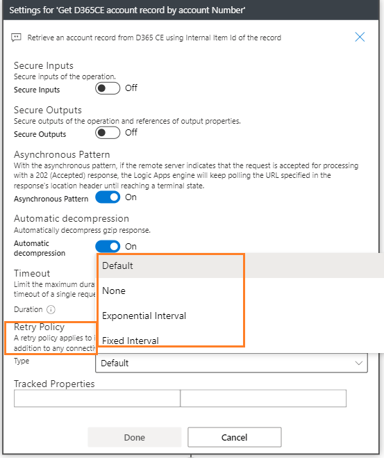 Azure Integration :  Retry policy for Logic App actions : Design development best practices for Azure Logic App
