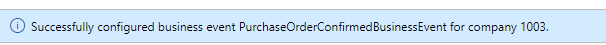 D365FO business event integration with  Azure Function App, Logic Apps, APIM, and WebAPIs : Endpoint enabled